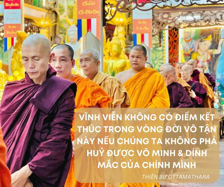 Do Vô minh & dính mắc, chúng ta đều đã sinh ra & chết đi trong vô hạn những kiếp sống chúng sinh rồi