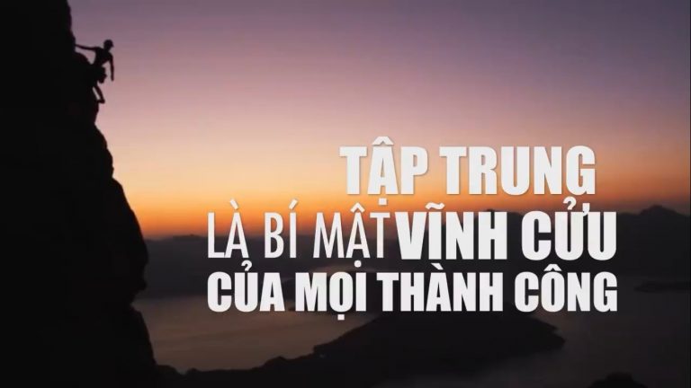 Câu chuyện về sự tập trung