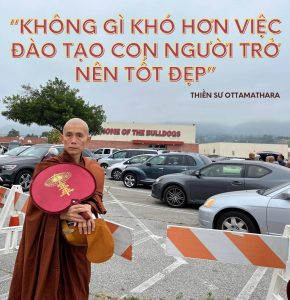 Ngài Thiền sư Ottamathara ngày 9.6.2024 tại Los Angeles – Mỹ.